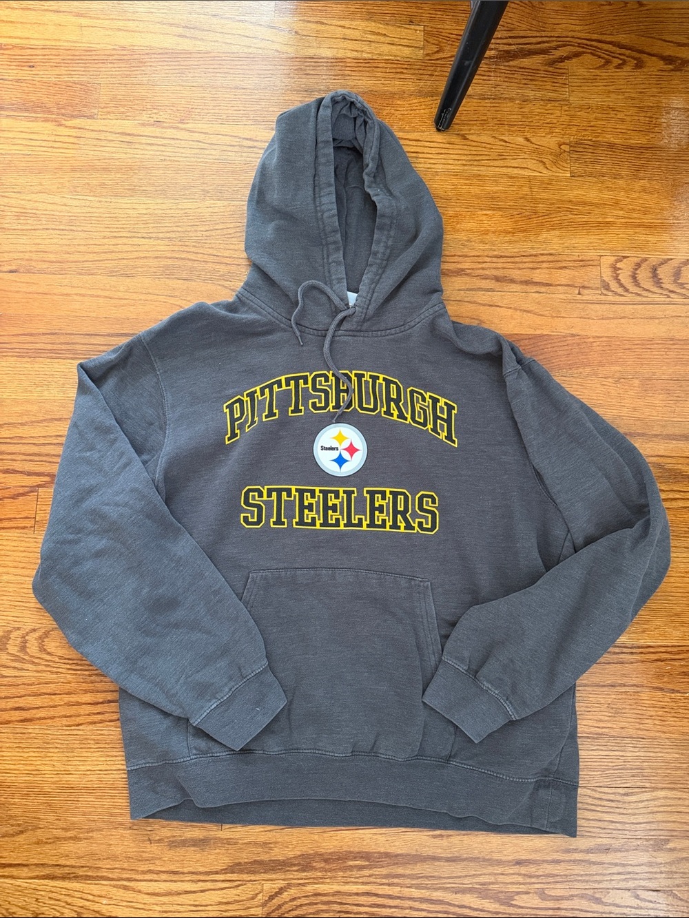 Pittsburgh Steelers Gray Pullover Hoodie - NFL Team Apparel